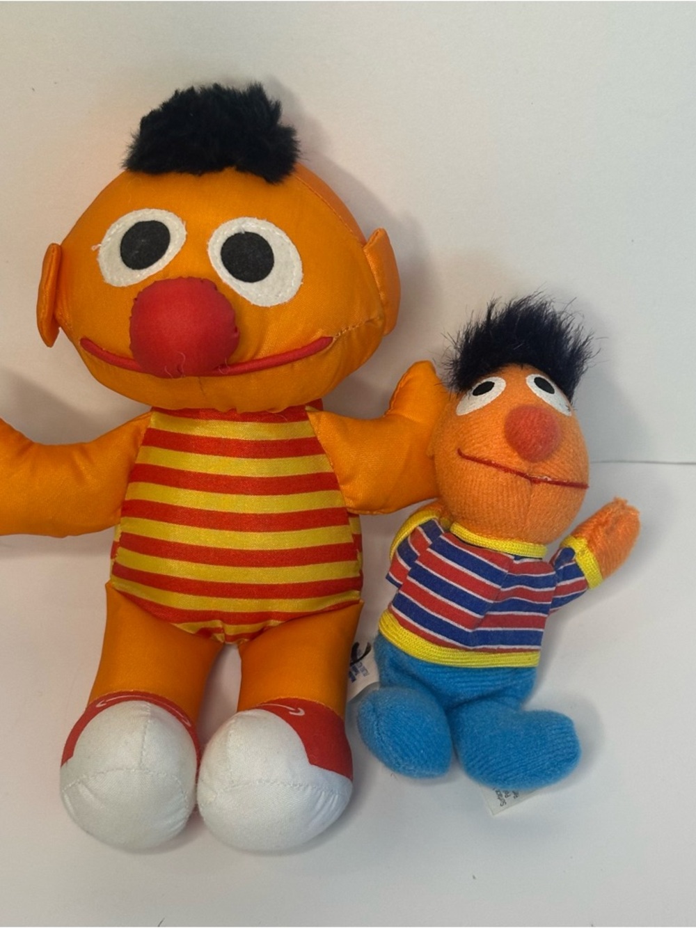 Sesame Street Orange & Blue Ernie-Style Plush Duo